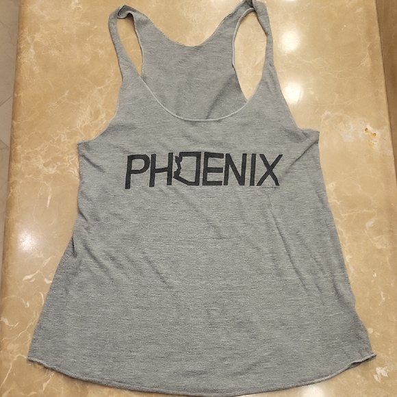 Phenix Tops - Phenix Women's Light Gray Tank Top
